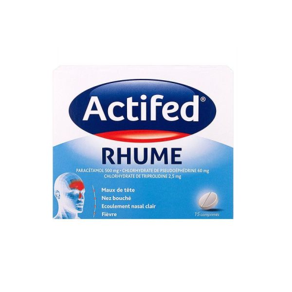 ACTIFED RHUME - 15 comprimés