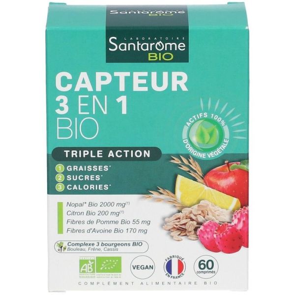 Capteur 3 En 1 Bio - 60 comprimés