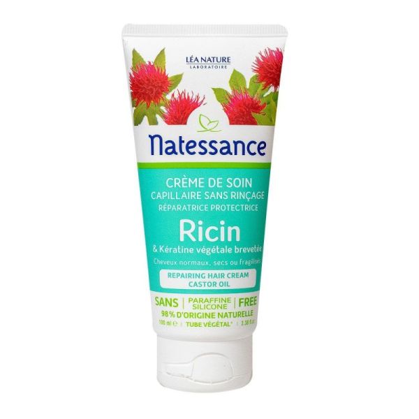 Natessance Crème de Soin Capillaire Sans Rinçage - 100 ml