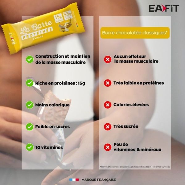 Barre Protéinée Banane - 46g