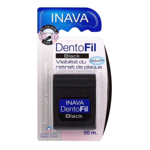 Inava Dentofil Black Fil Dentaire - 50m