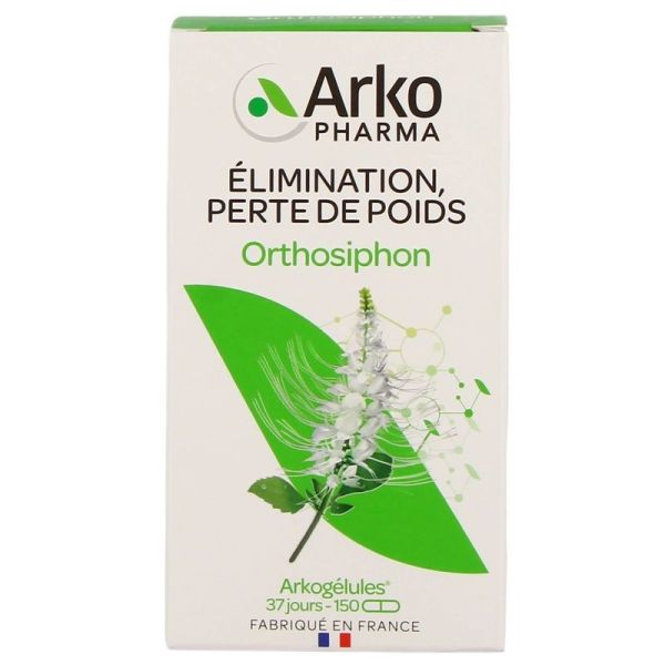 ARKOGÉLULES - Orthosiphon - Elimination et Perte de Poids - 150 gélules