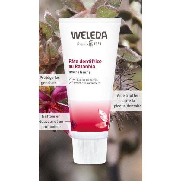 Ratanhia Pâte dentifrice au Ratanhia - Duo