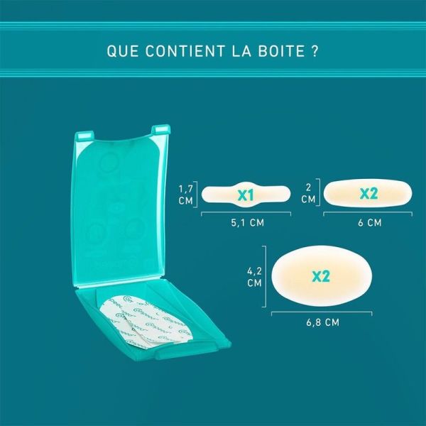 Assortiment Pansements Ampoules - 5 pansements