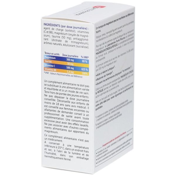 Magnésium Stress & Fatigue - 20 sticks orodispersibles