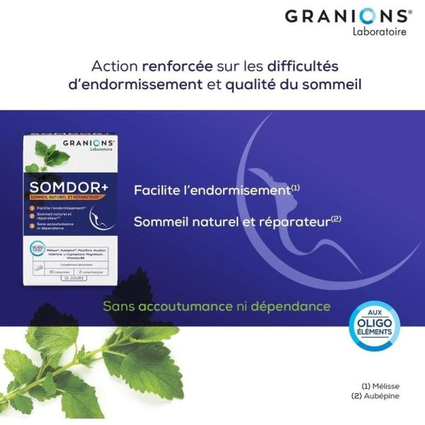 Construction musculaire Somdor+ - 30 comprimés