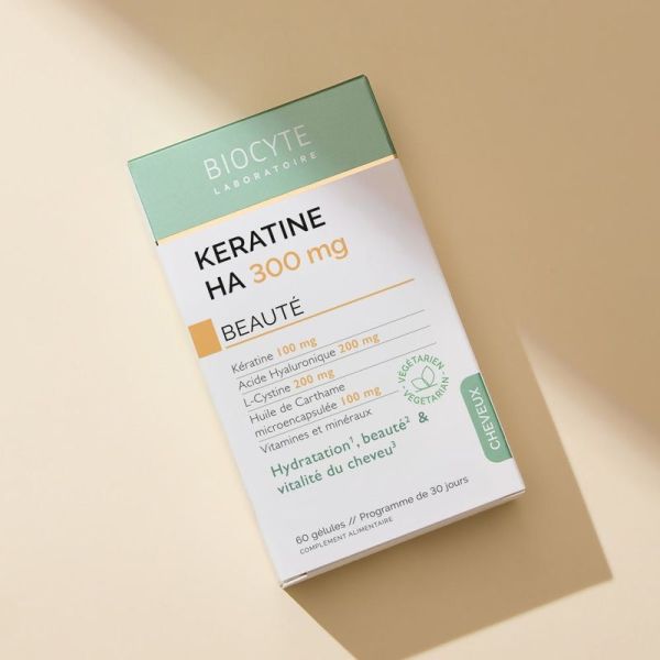 KERATINE HA 300 MG - Etui de 60 gélules
