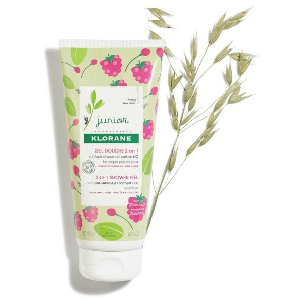 Avoine Gel douche 2-en-1 Framboise - 200ml