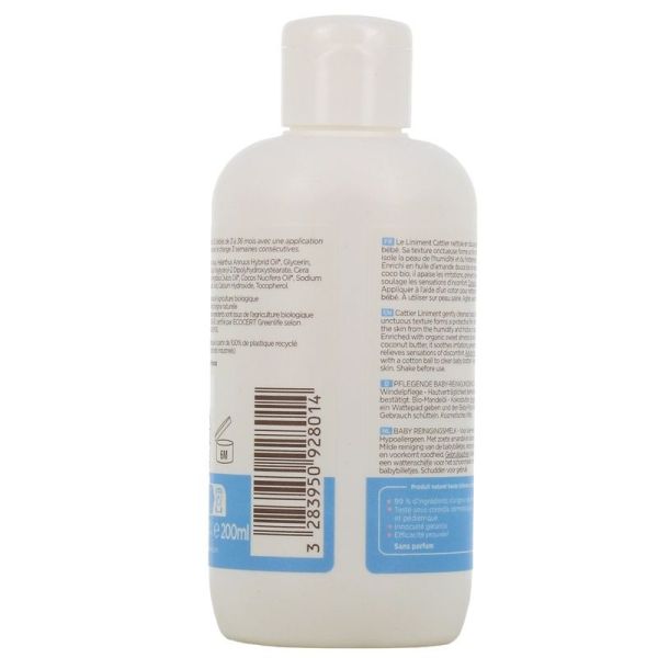 Liniment lait nettoyant change bébé - Petit format - 200 ml