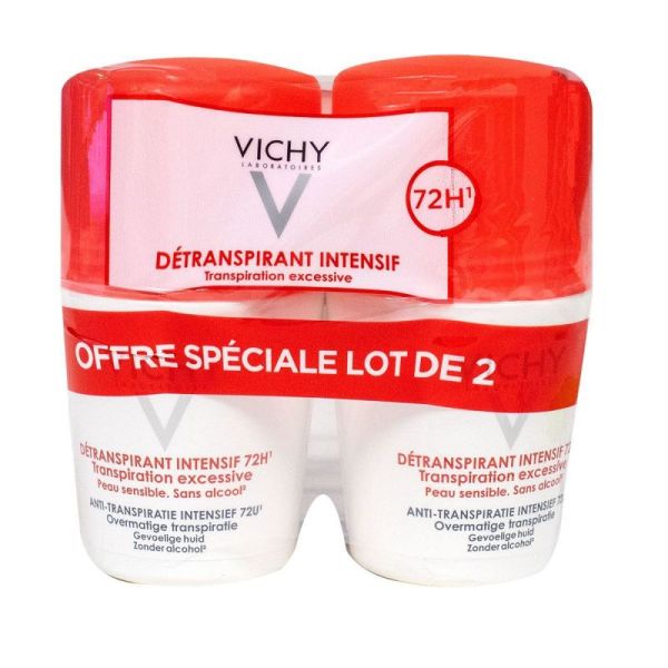 Déodorant Détranspirant Intensif 72h - 2x50ml