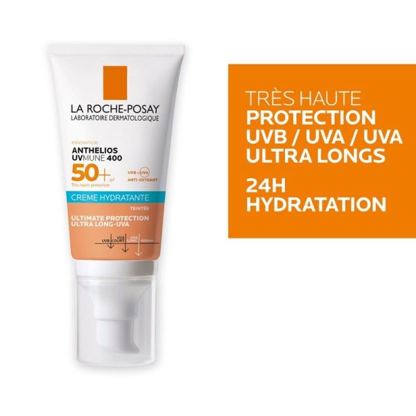 Anthelios Crème Solaire Hydratante Teintée - 50ml