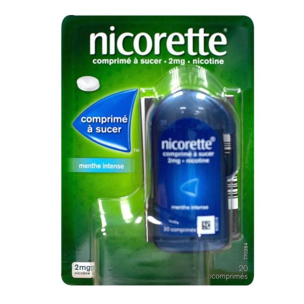 NICORETTE 2 mg - 20 comprimés à sucer