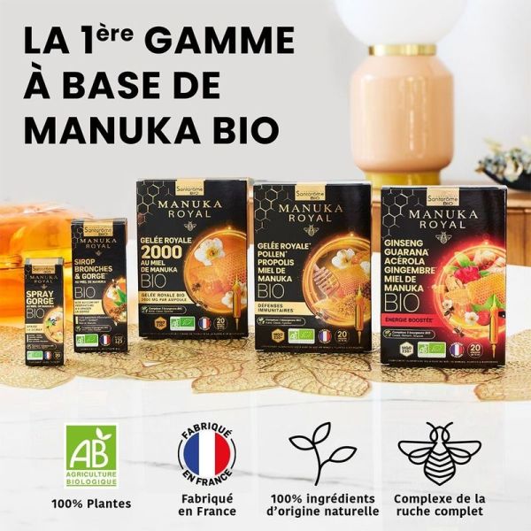 Manuka Royal Énergie Boostée - 20 ampoules