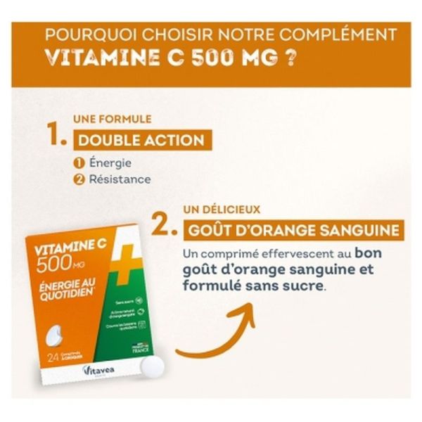 Vitamine C à croquer - 24 comprimés