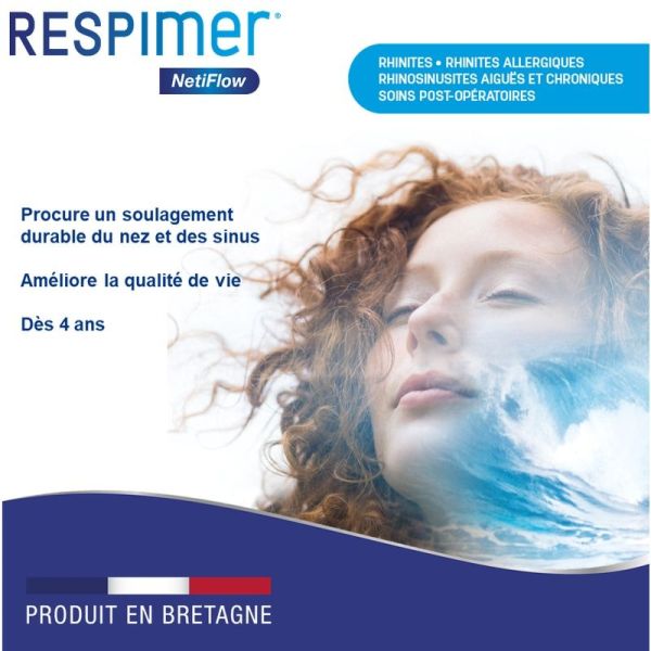 Respimer Kit d'Irrigation Nasale - 6 Sachets