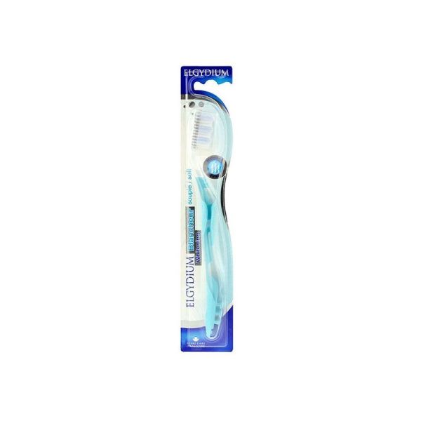 ELGYDIUM Brosse à dents  Blancheur Souple - 1 unité