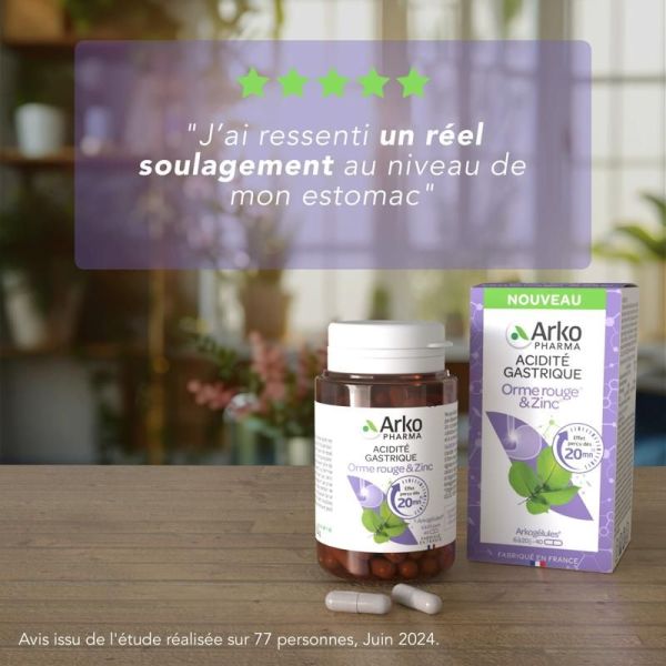 Arkogélules Orme rouge et Zinc - 40 gélules