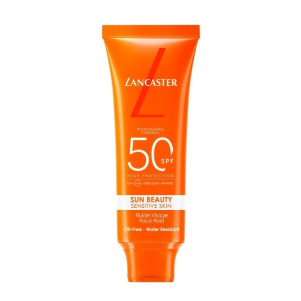 Sun beauty sensitive skin Fluide Visage SPF50
