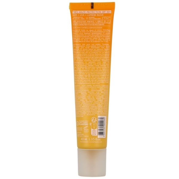 Fluide Solaire Invisible à l'Huile d'Abricot Bio SPF50+ - 40 ml