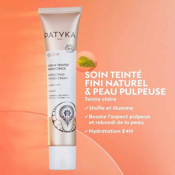 GLOW Crème Teintée Perfectrice (Claire) - 40ml
