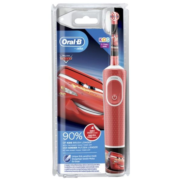 ORAL-B Brosse à Dents Kids Electrique Rechargeable Cars 3 ans + - 1 unité