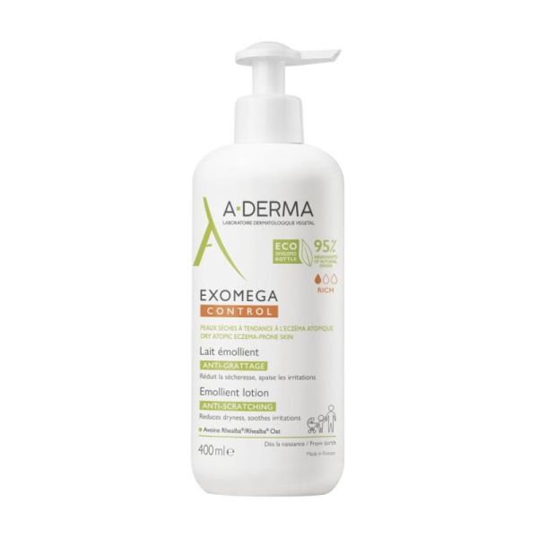 EXOMEGA CONTROL Lait émollient anti-démangeaisons - 400ml