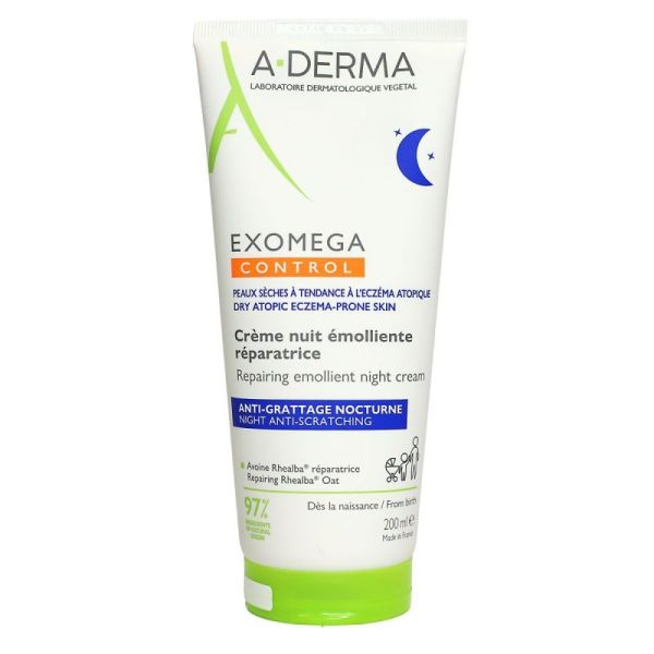 EXOMEGA CONTROL Crème nuit émolliente réparatrice - 200ml
