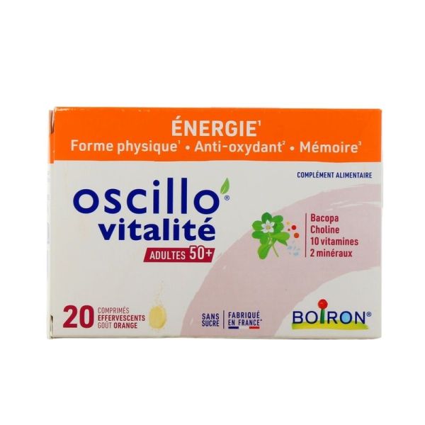 Oscillo Vitalité 50+ - 20 comprimés
