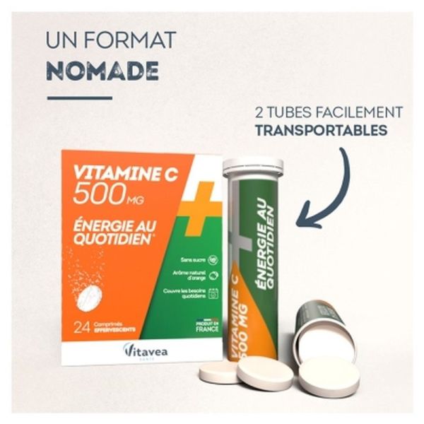 Vitamine C 500 Effervescent - 24 comprimés