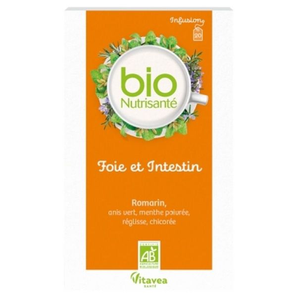 Infusion Bio Foie et Intestin - 20 Sachets