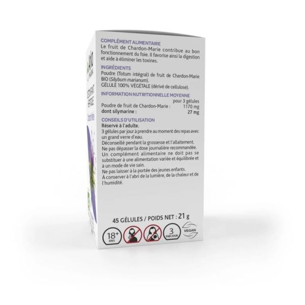 Chardon Marie BIO - 150 gélules