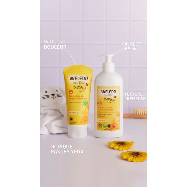 Calendula Crème lavante Corps et Cheveux - 200 ml