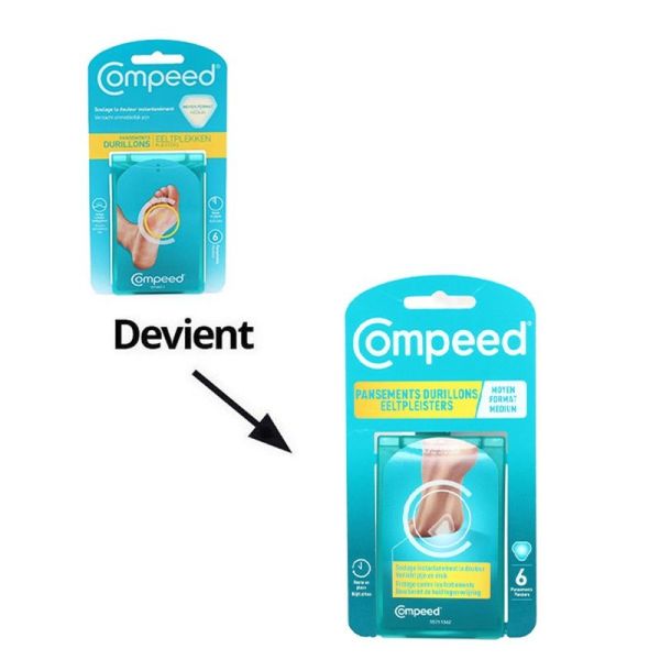 Compeed pansements Durillons - boite de 6 pansements