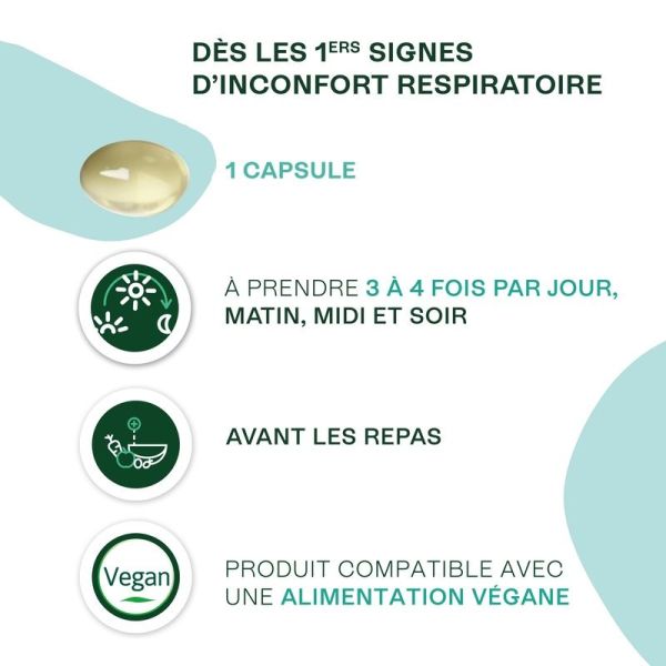 Immunité & ORL Capsules respiratoires - 30 capsules