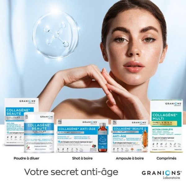 Collagène+ Multi type I, II, III, V, X - 300mg