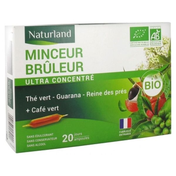 Minceur Bruleur Thé Vert/Café - 20 Ampoules