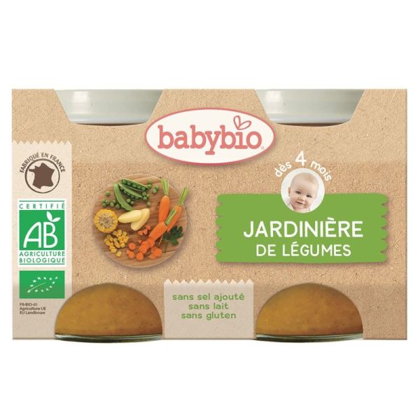 Légumes Jardinière de légumes de nos Régions - Petits pots 2x130g