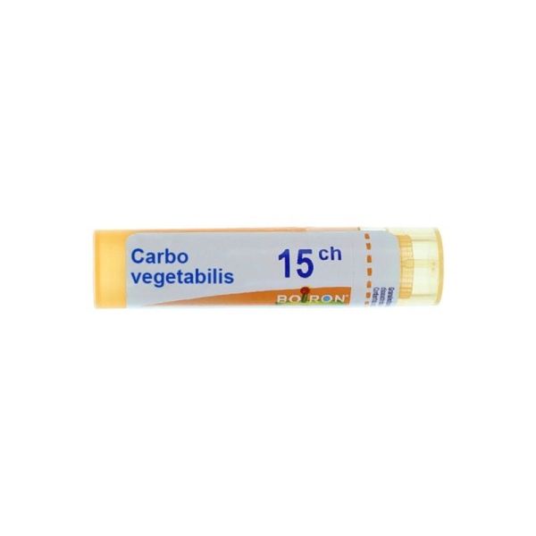 Boiron Carbo vegetabilis granules homéopathiques - 15 CH