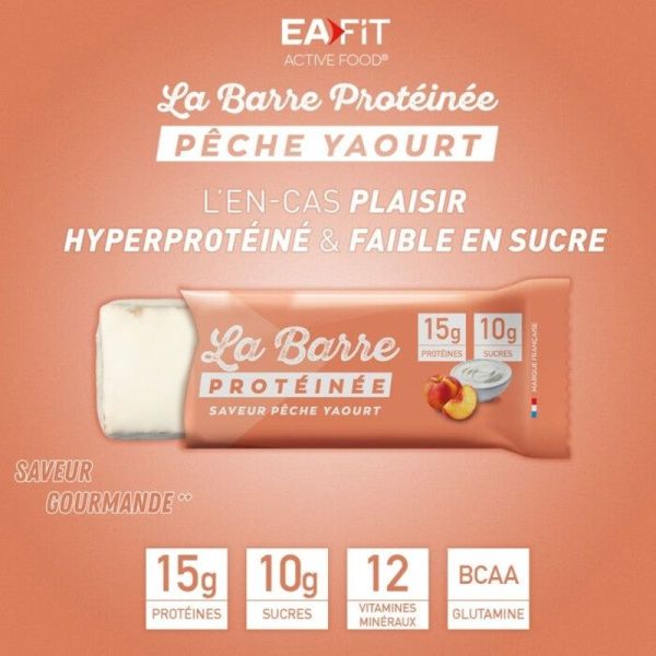 Barre Protéinée Pêche Yaourt - 46g