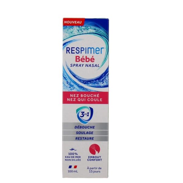 Spray nasal bébé nez bouché - 100 ml