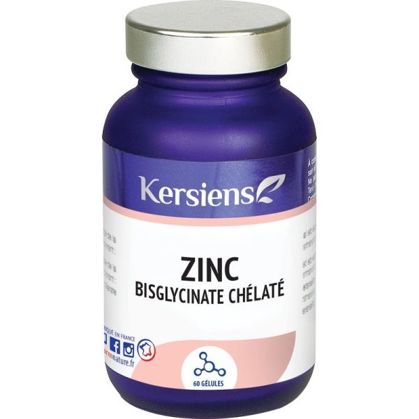 Zinc Bisglycinate Chélaté - 60 gélules