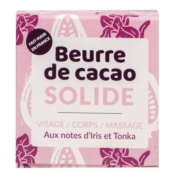 Beurre de Cacao Rose Solide Bio - 1 unité