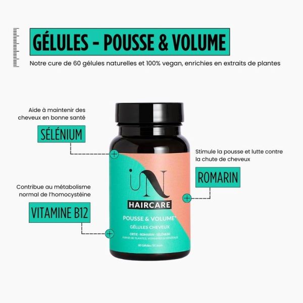 Cure pousse de cheveux - 60 gélules