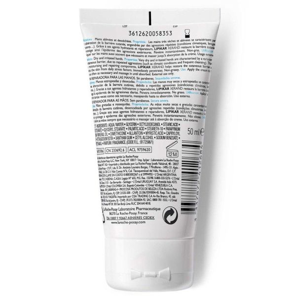 Lipikar Xerand Crème Réparatrice mains - 50ml