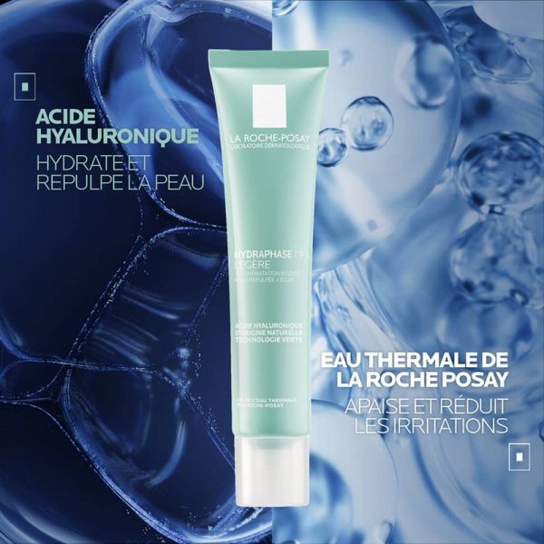 Hydraphase HA Légère Crème Hydratante Visage à l'Acide Hyaluronique - 40ml