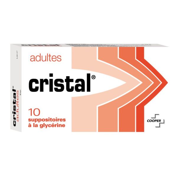 CRISTAL ADULTES, suppositoire - 10 suppositoires