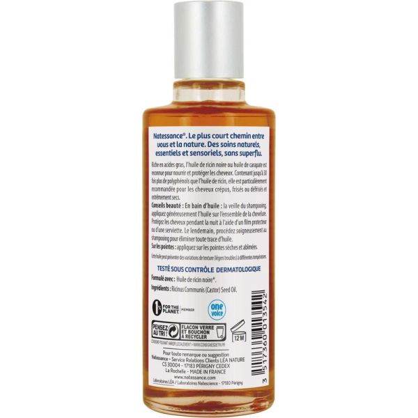 Huile de Carapate Ricin Noire - 100ml
