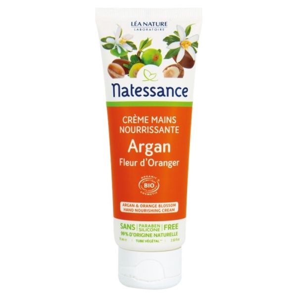 Crème Mains Nourrissante Argan et Fleur d’Oranger - 75ml