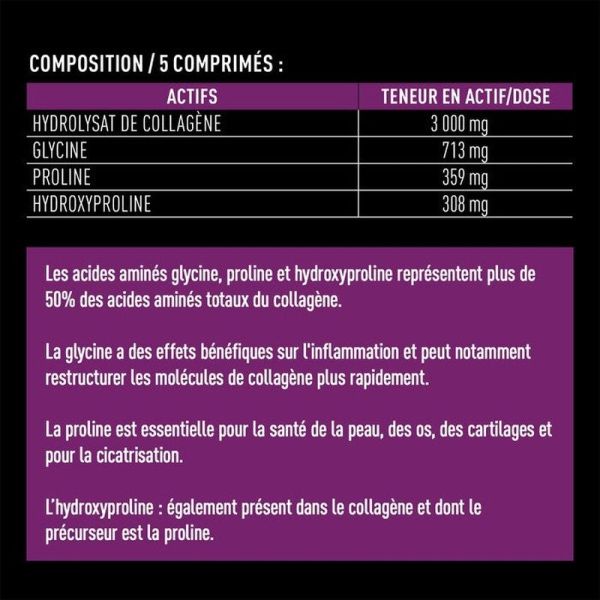 Collagène marin hydrolysé - 120 comprimés