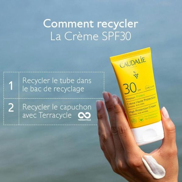 Vinosun Protect Crème Solaire Haute Protection SPF30